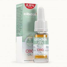 2,5% CBG a 2,5% CBD Olej