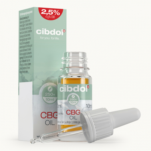 2,5% CBG a 2,5% CBD Olej
