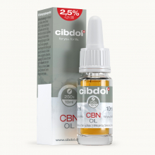 2,5% CBN a 2,5% CBD Olej