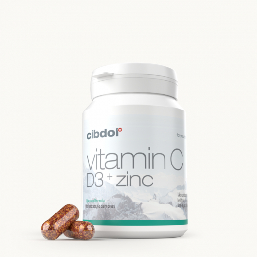 Vitamín C, D3 + Zinek