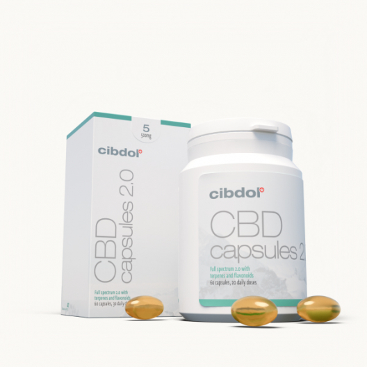 5% CBD Gelové Kapsle