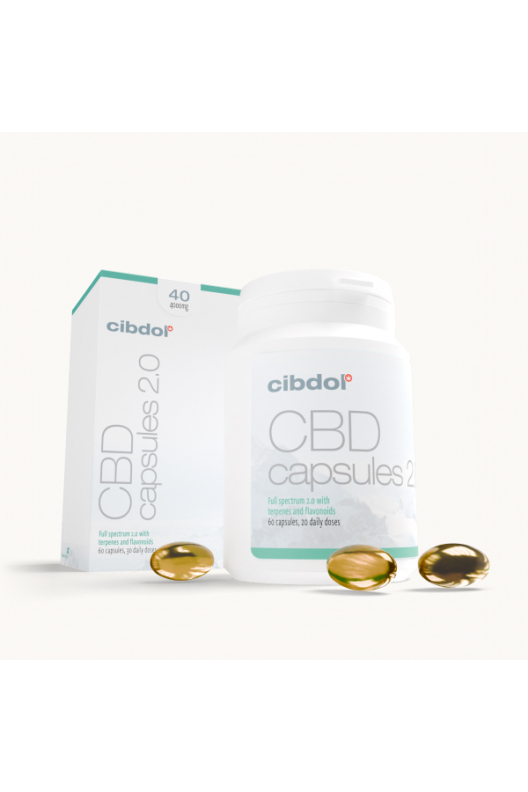 CBD Gelové Kapsle 40% (4000 mg)