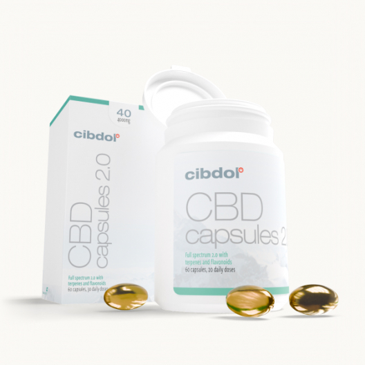 CBD Gelové Kapsle 40% (4000 mg)