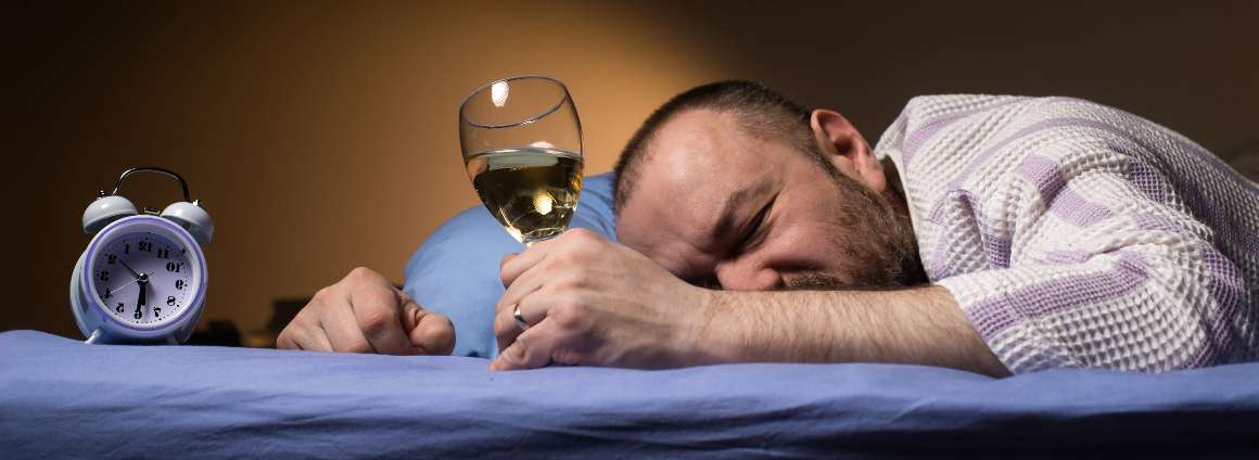 Trvalá závislost na alkoholu a nespavost